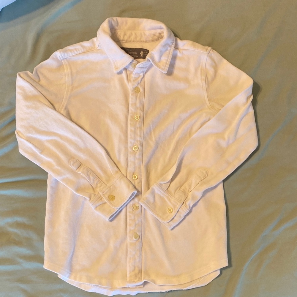 Primary Kids White Button-Up Shirt